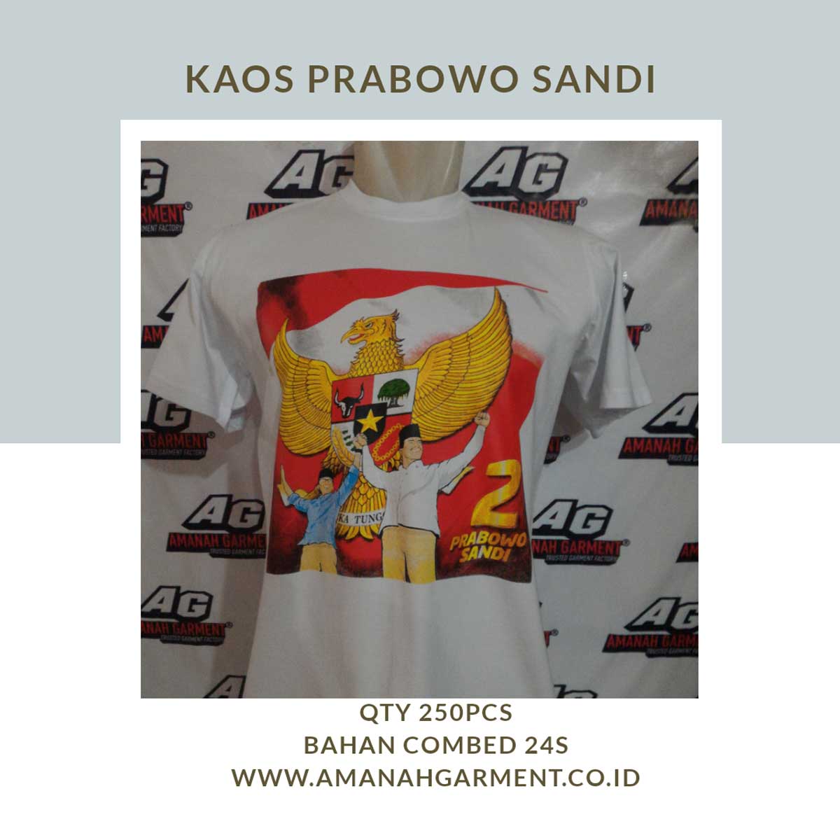  SABLON BAJU PARTAI Konveksi Kaos Distro Murah Bandung 